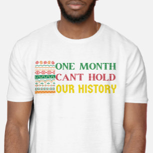 en månad kan inte hålla vår historia t shirt