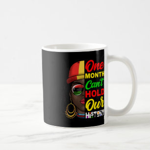 En Månad Kan Inte Rymma Vår Historia Melanin Afrik Kaffemugg