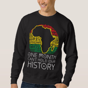 En månads Cant-kvart vår historieplan över afrikan Lång Ärmad Tröja