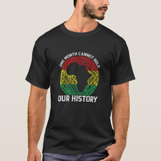 En månads Cant-kvart vår historieplan över afrikan T Shirt