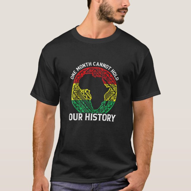 En månads Cant-kvart vår historieplan över afrikan T Shirt (Framsida)