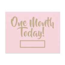 En månads vykort i dag