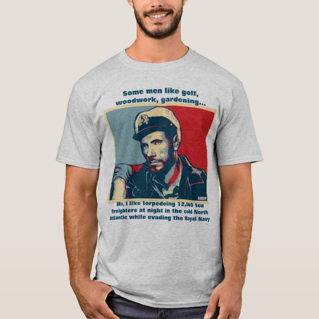 En manar som golf.. Jag gillar Torpedo-Fraktaser T Shirt (Framsida)