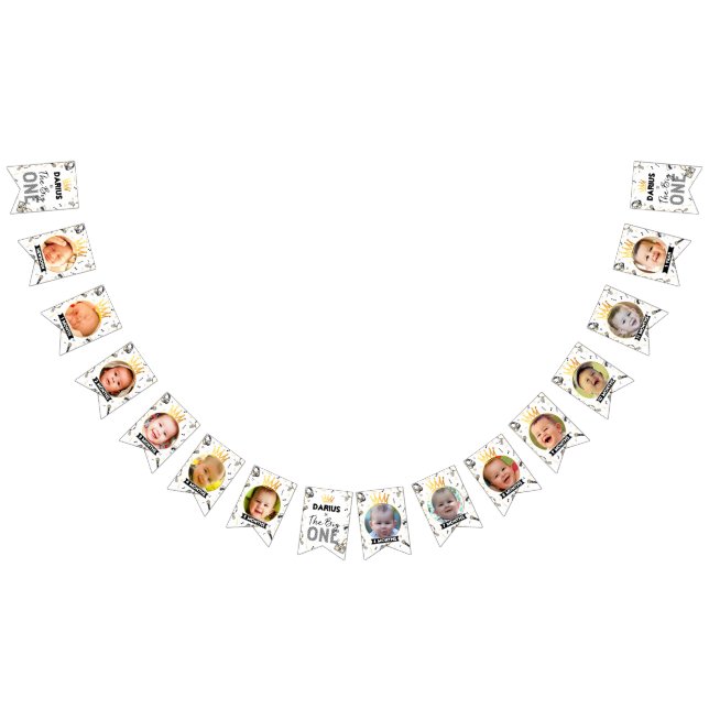 En månatlig fotobanderoll Big One Hip hop Vimplar (Alla)