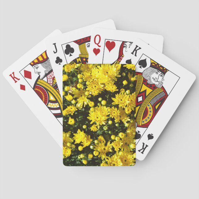 En mängd Gult Morsa Casinokort (Baksidan)