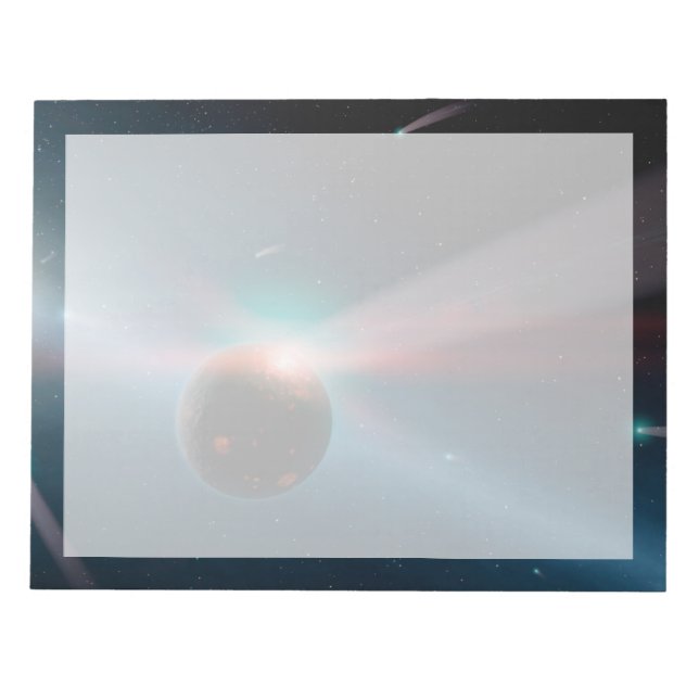 En mängd kometer i ETTA-korvi-systemet. Anteckningsblock (Framsida)