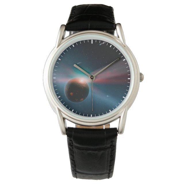 En mängd kometer i ETTA-korvi-systemet. Armbandsur (Framsida)