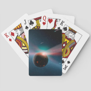 En mängd kometer i ETTA-korvi-systemet. Casinokort