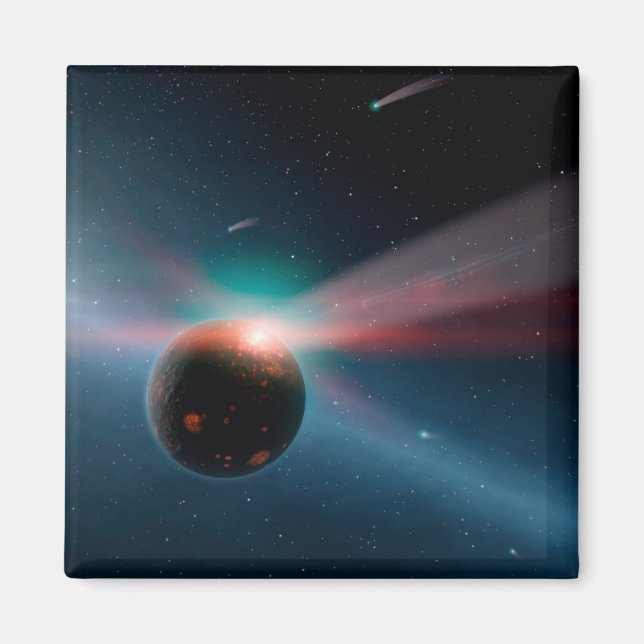 En mängd kometer i ETTA-korvi-systemet. Magnet (Framsidan)