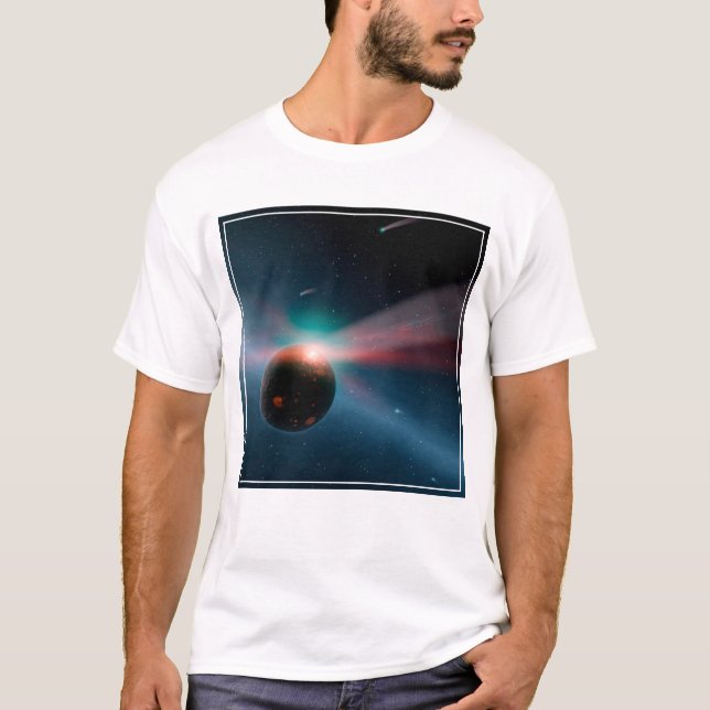 En mängd kometer i ETTA-korvi-systemet. T Shirt (Framsida)