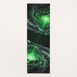 En mångfacetterad storm av emerald and ebony färg