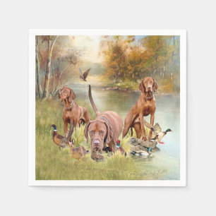En mångsidig aristokrat i ungerska Vizsla Pappersservett