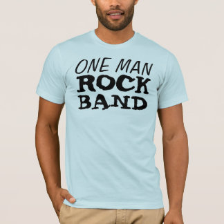 En manrockband t shirt