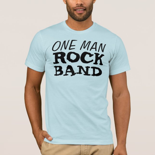 En manrockband t shirt (Framsida)