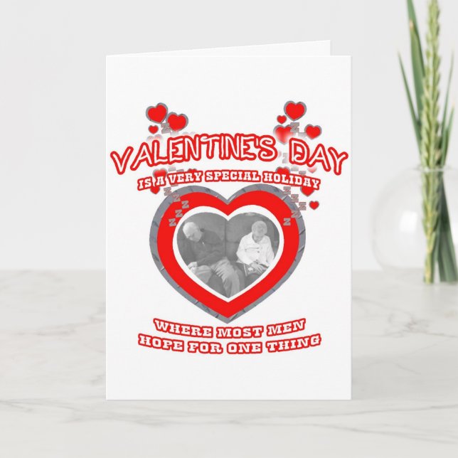 En mans hjärtans dag-önskar helgkort (Framsida)