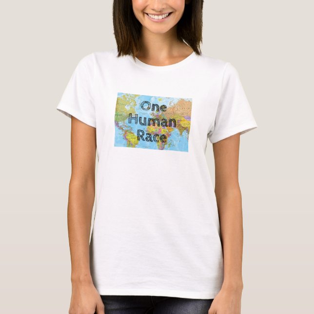 En Mänsklig Rasis T-Shirt (Framsida)