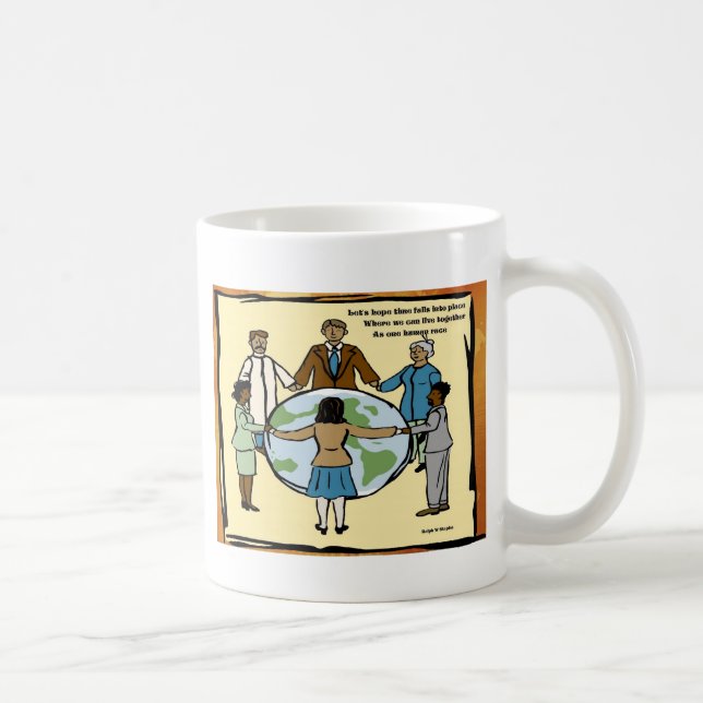 En mänsklighet kaffemugg (Höger)