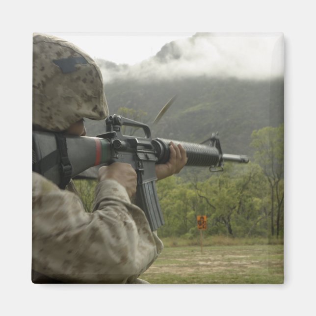 En marin ledningsövning magnet (Framsidan)