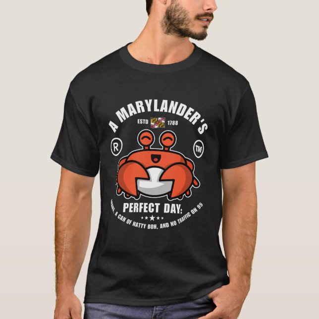 En Maryland-beboende T Shirt (Framsida)