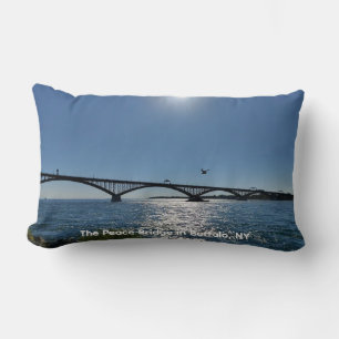 En mås lokala resa lumbarkudde