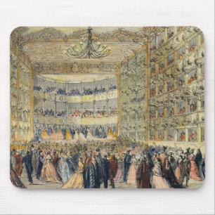 En maskerad boll på den Fenice theatren, Venedig, Musmatta