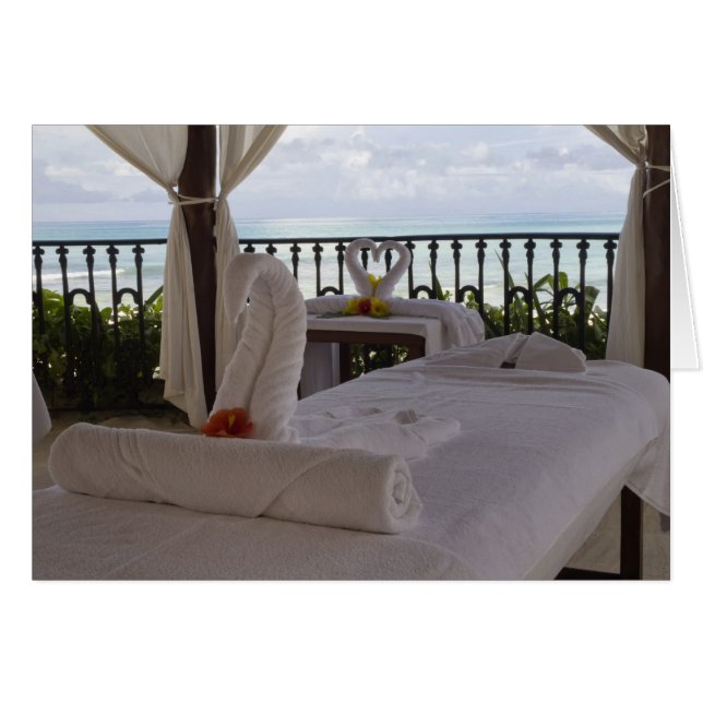 En massaker Bord Hälsningskort (Framsidan Horizontal)