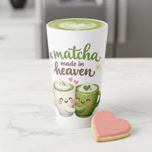 En Matcha Gjord i Himlen Söt Rolig Puns