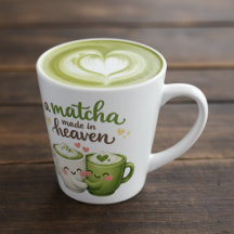 En Matcha som är gjord i himlen Söt Rolig Puns