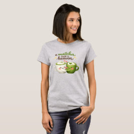En Matcha Tillverkad i Himmelen Söt Rolig Punsj T Shirt