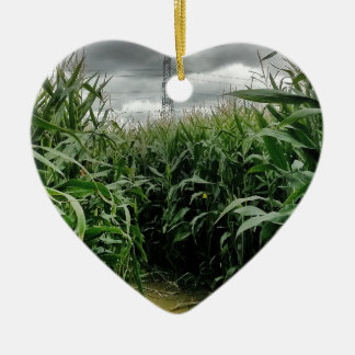 En maze av maize julgransprydnad keramik