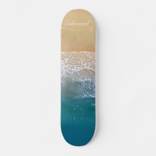 En med Beach Mini Skateboard Bräda 18,5 Cm