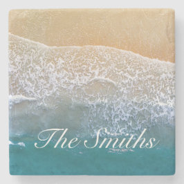 En med Beach Stenunderlägg