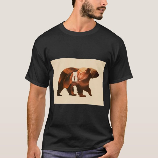En med naturen t shirt (Framsida)