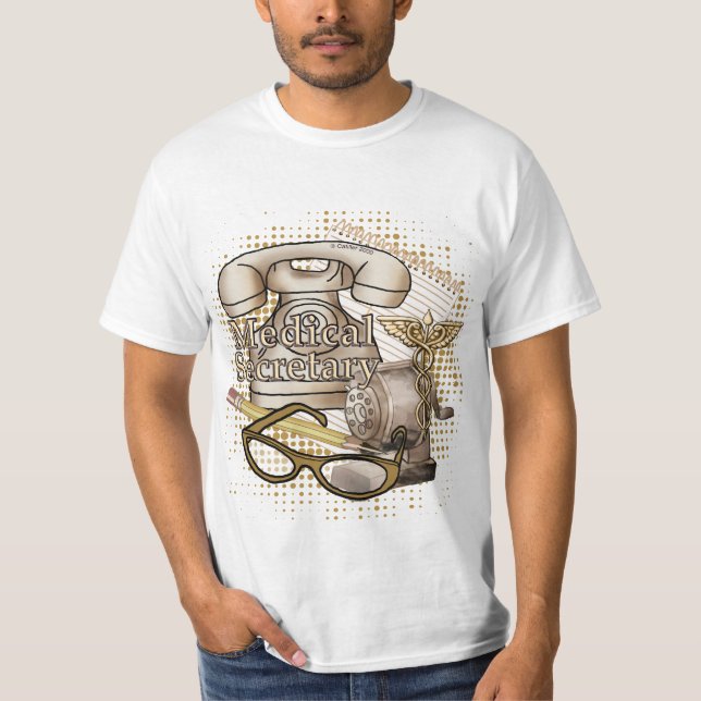 En medicinsk sekreterare t shirt (Framsida)