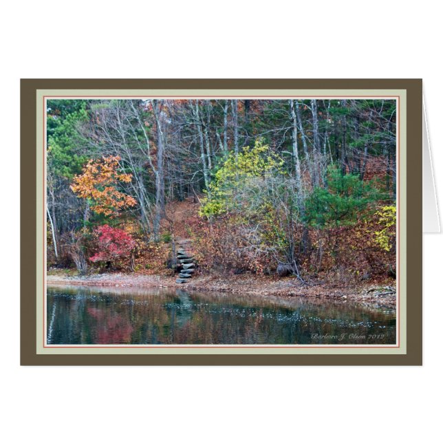 *En medveten själs tystnadsplikt med sig själv Hälsningskort (Framsidan Horizontal)