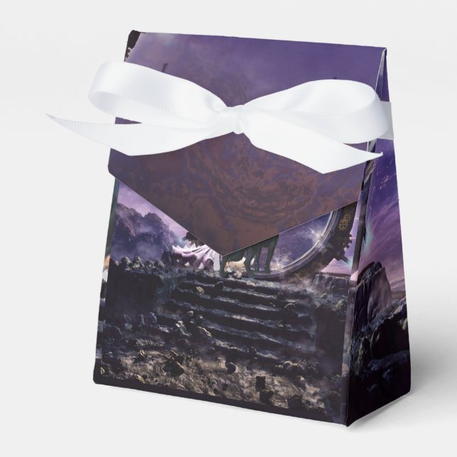 En mejerifisk och en mörk varg presentaskar (Framsidan Sidan)