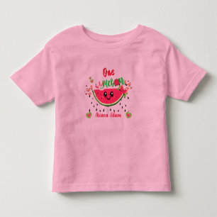 En melon födelsedags tjej 1:a födelsedagen t shirt