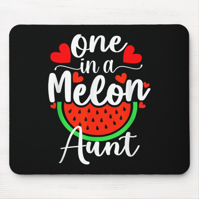 En melonmoster vattenmelon sommar faster  musmatta (Framsidan)