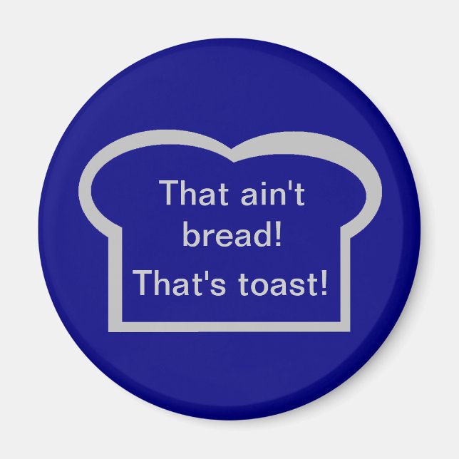 En meningslös kylmagnet magnet (Framsidan)