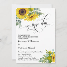 En mer daglig vattenfärgsmiddag för Blommigt för r Inbjudningar