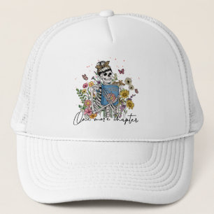 En mer kapitel-Blommigt-skelett Keps