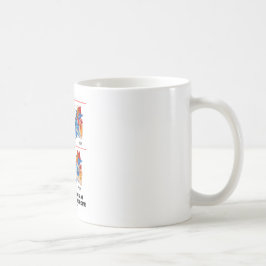 En mer nära Look på baby med hjärtfelsyndromet Kaffemugg