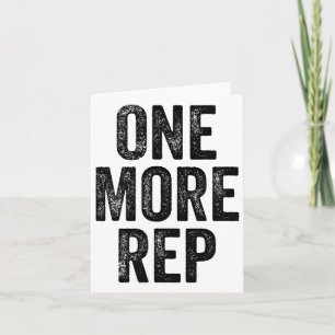 En mer rep Gym Weightlifter BodyBuilder Kort