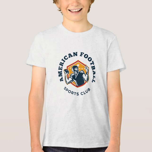 En merican Football Sports Klubb Tee (Framsida)