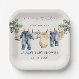 En Merry Little Baby Shower jul Shower