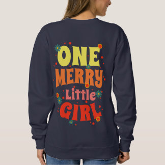 En Merry Little Girl Oversized Sweatshirt T Shirt
