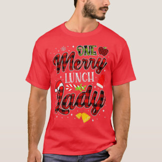 En merry Lunch Dam jul Funny Julafton T Shirt