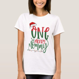 En Merry Mamma-familj matchar jul T Shirt