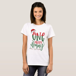 En Merry Mamma-familj matchar jul T Shirt