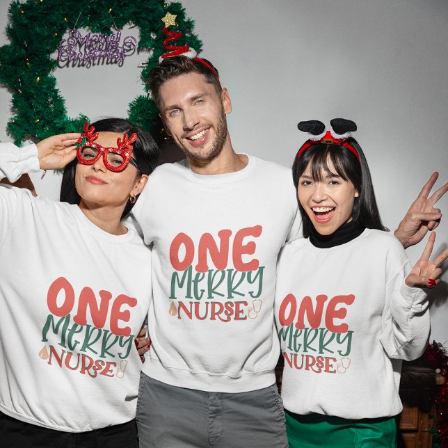 En Merry Nurse christmas sweatshirt T Shirt (One Merry Nurse christmas sweatshirt
)